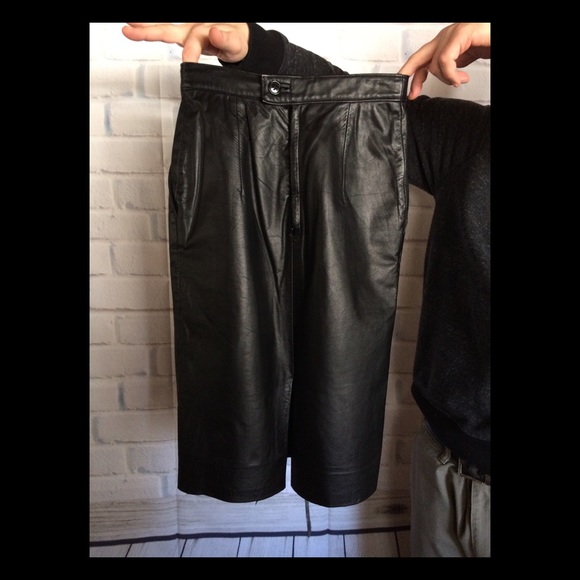 J. Percy for Marvin Richards Leather Skirt 8 (4) - Picture 2 of 11